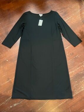 black dress with gray tights Black Gothic Dress with White Collar | Dark Academia Dress